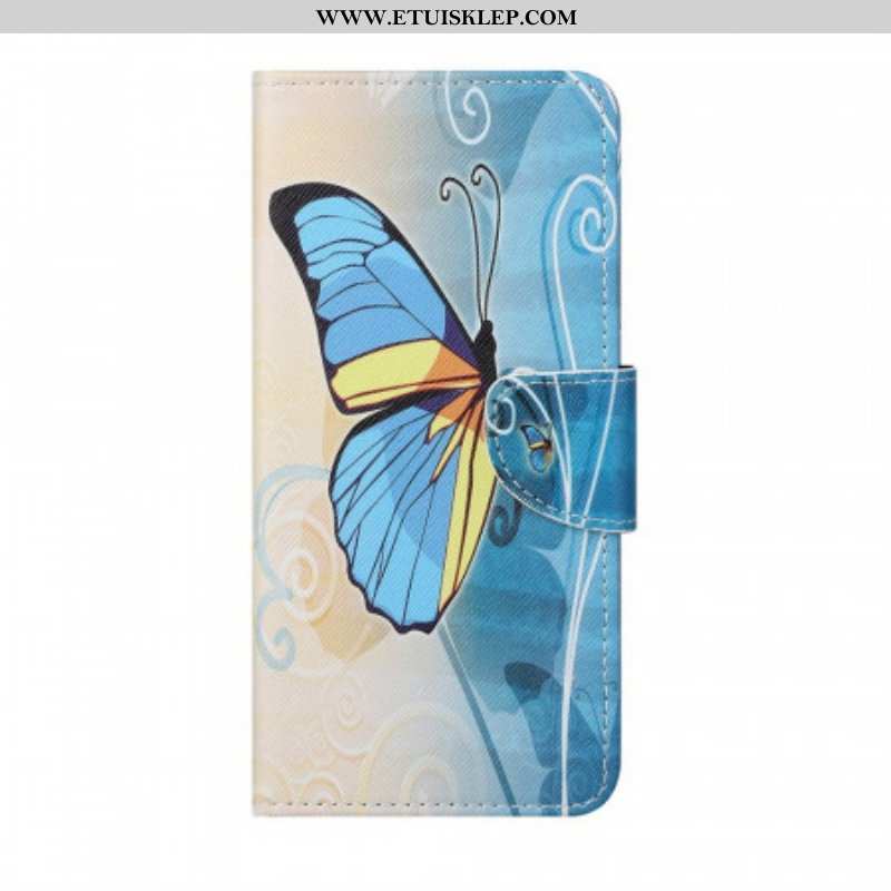 Etui Folio do Samsung Galaxy M23 5G Królewski Motyl